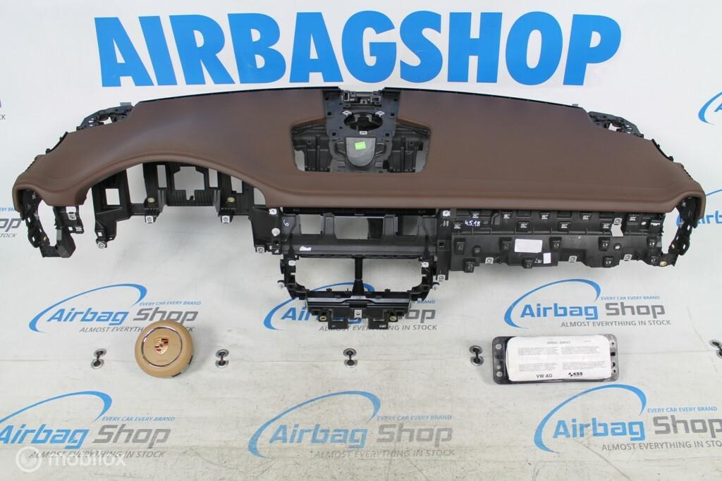 Airbag kit Tableau de bord cuir brun Porsch Cayenne, Autos : Pièces & Accessoires, Tableau de bord & Interrupteurs, Enlèvement ou Envoi