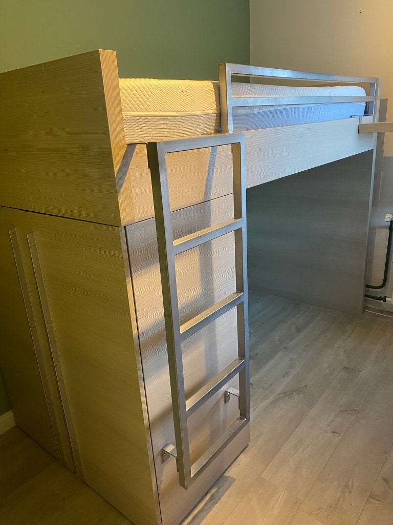 De Boomhut hoogslaper met lattenbodem en matras, Ophalen, Gebruikt, Hoogslaper