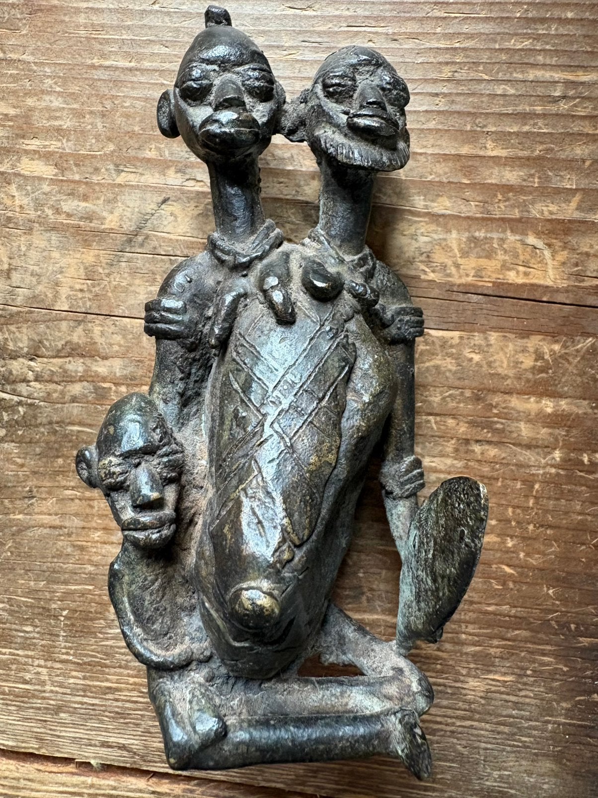 AFRIKAANSE KUNST BRONZEN OUDHEID, Afrika, Ophalen of Verzenden, Brons
