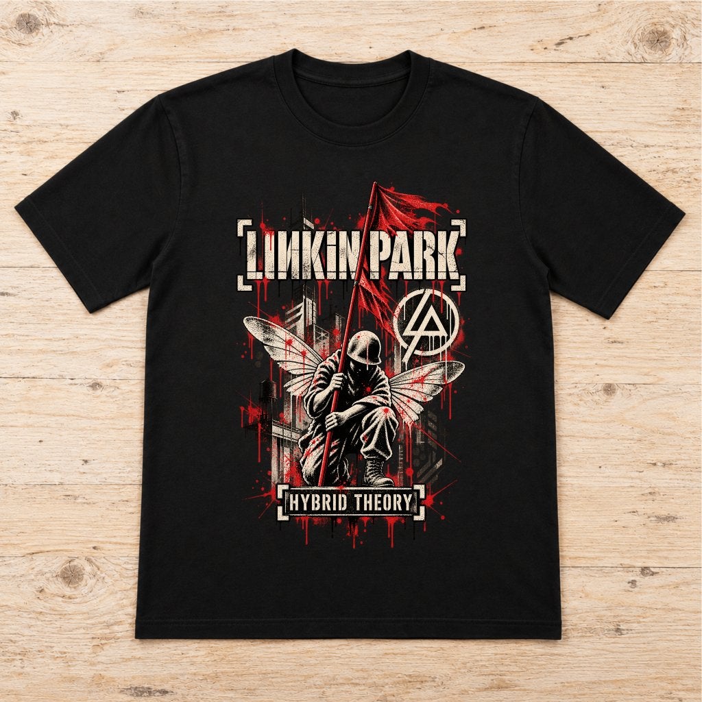 Linkin Park „Hybrid Theory” T-shirt - Heren/Dames - Nieuw, Verzenden, Nieuw, Overige maten, GILDAN