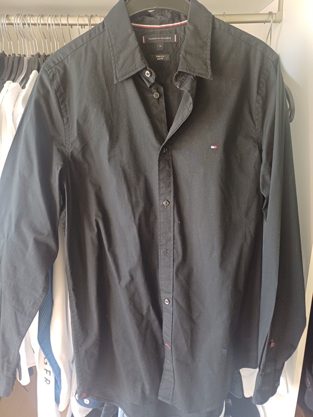 herenhemd tommy, Vêtements | Hommes, Chemises, Enlèvement, Noir