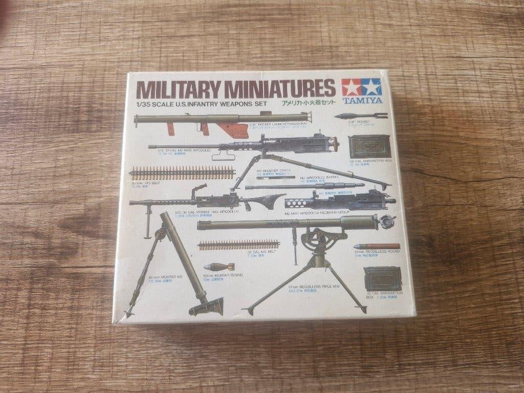 Tamiya 1/35 U.S. Infantry Weapons Set, Enlèvement ou Envoi, Neuf, 1:35 à 1:50, Diorama