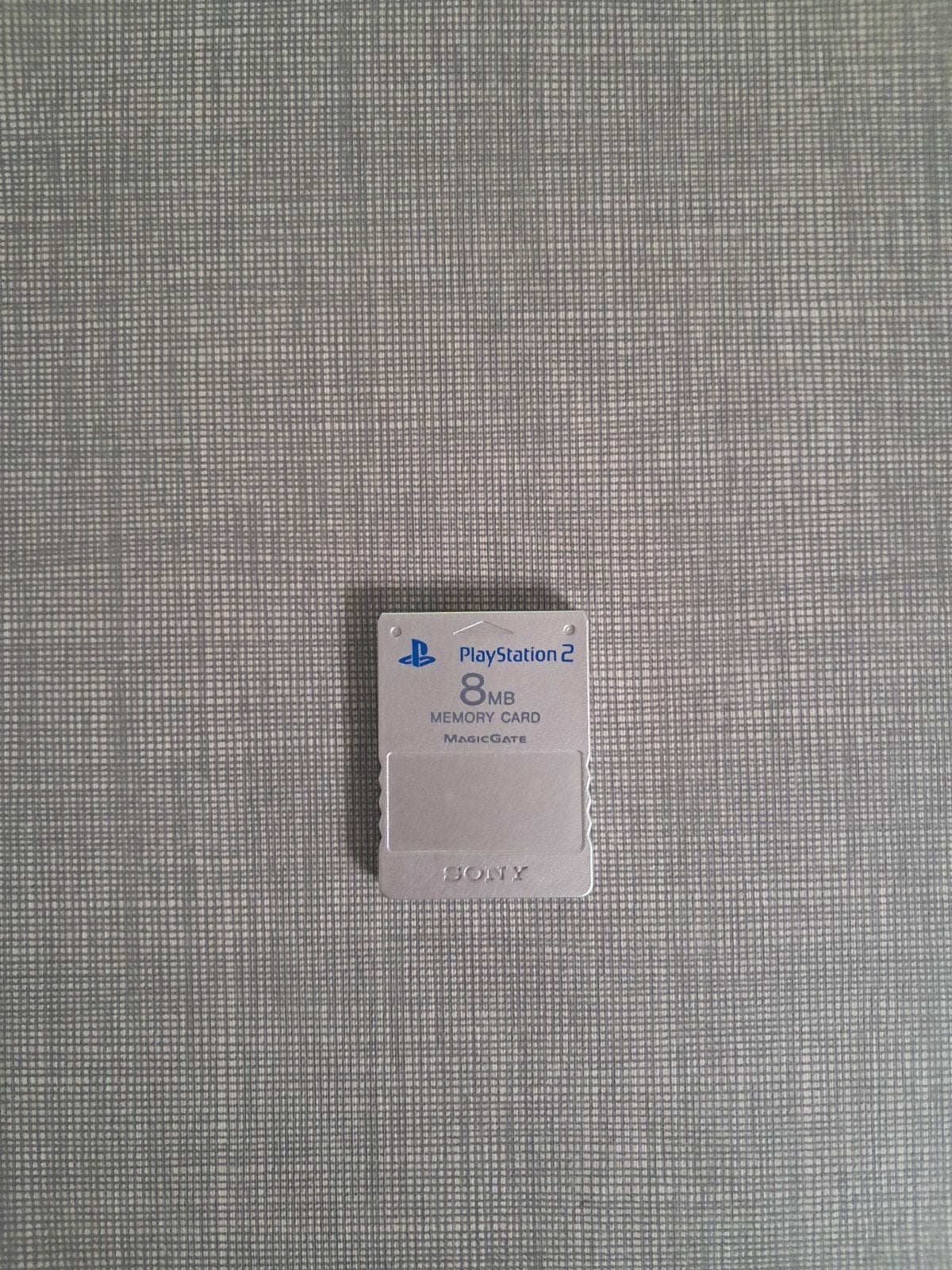 PS2 memory card zilver, Ophalen, Zilver