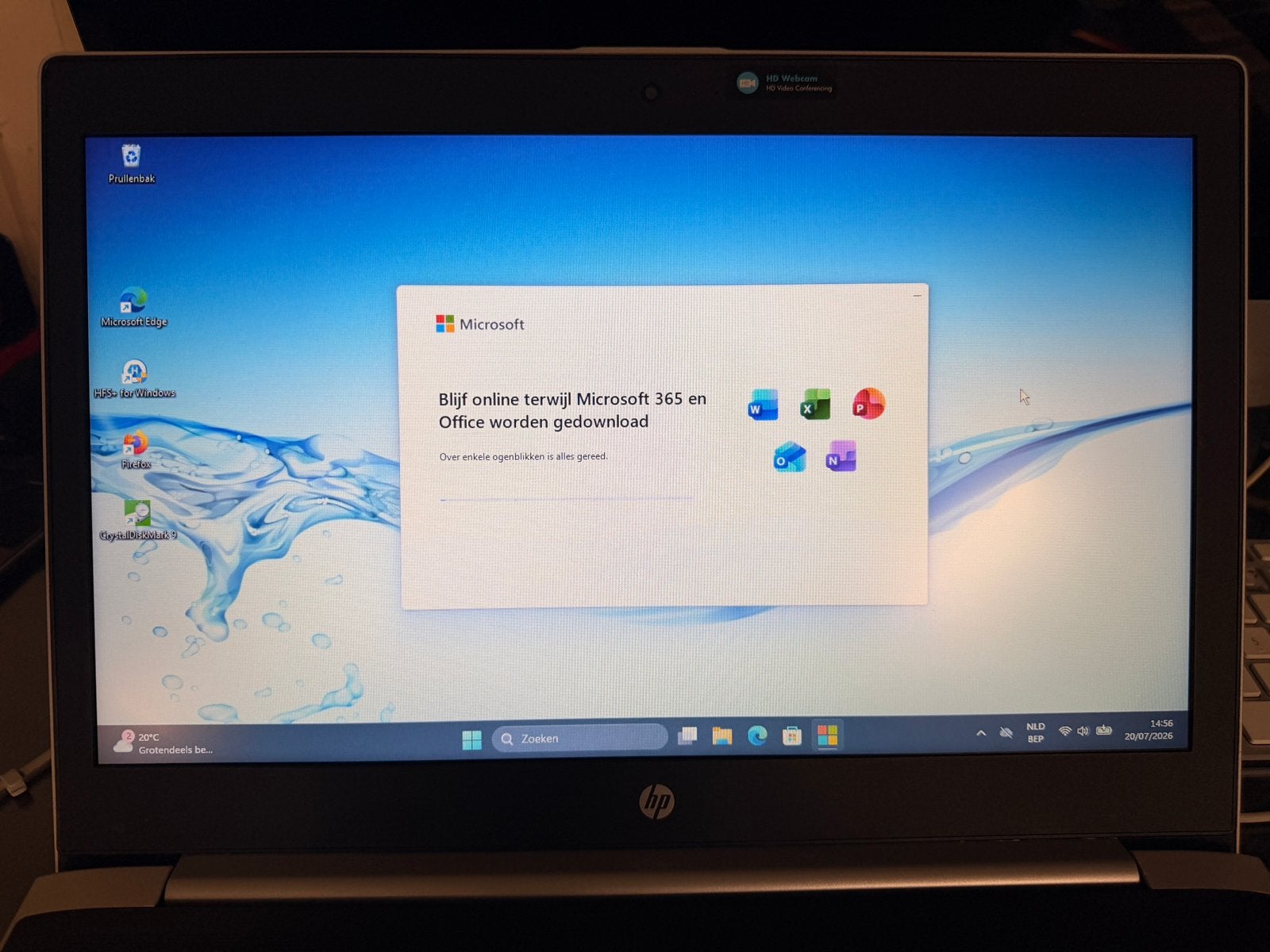 HP ProBook 450-G5 15.6 inch scherm, Computers en Software, Windows Laptops, Ophalen, 2 tot 3 Ghz, 15 inch, 8 GB