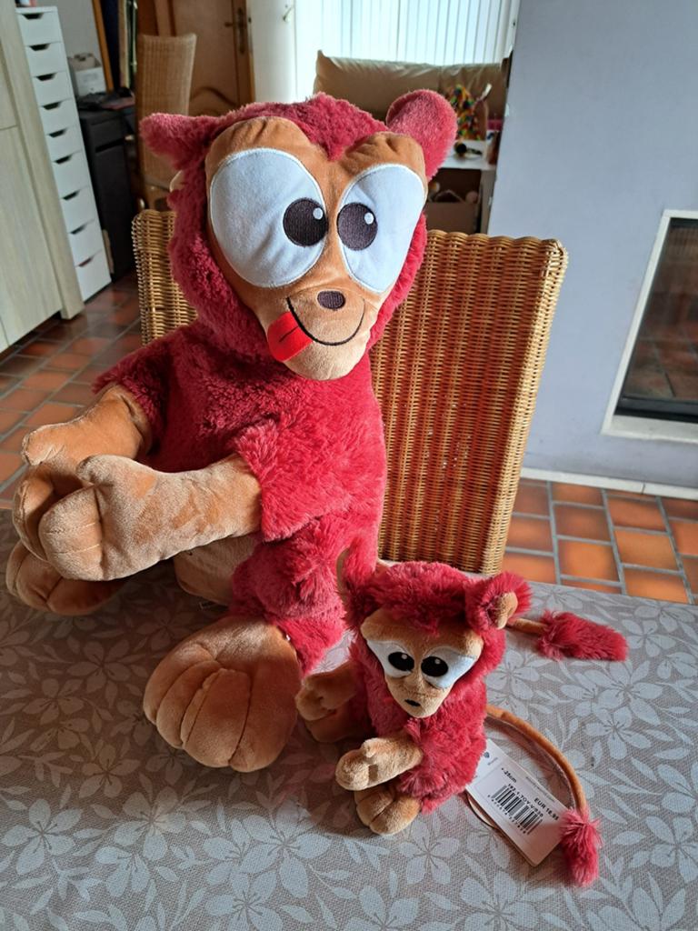 Nieuw Woody spookdiertje groot 45cm en klein 20cm, Ophalen, Nieuw
