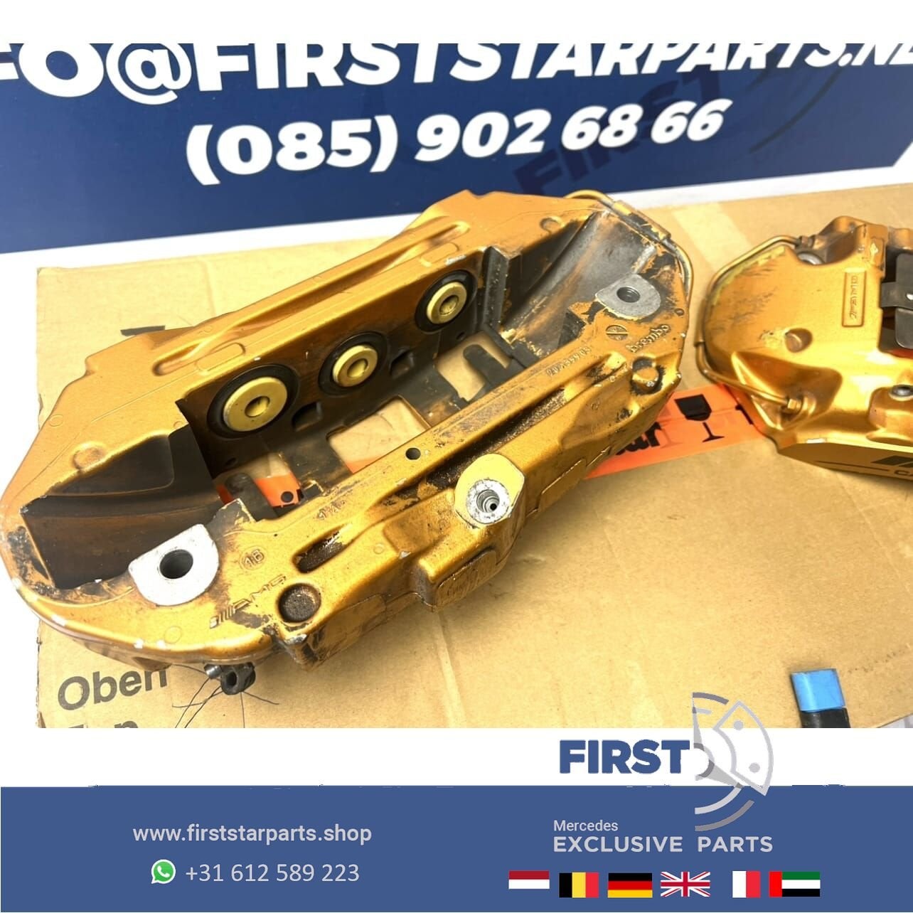 KERAMIK REMKLAUW W205 C205 C63 W213 E63 W218 CLS63 W190 GT63, Auto-onderdelen, Gebruikt, -, Ophalen of Verzenden, -