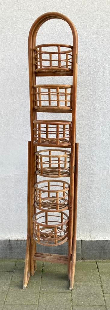 Vintage rotan plantenstandaard, Ophalen