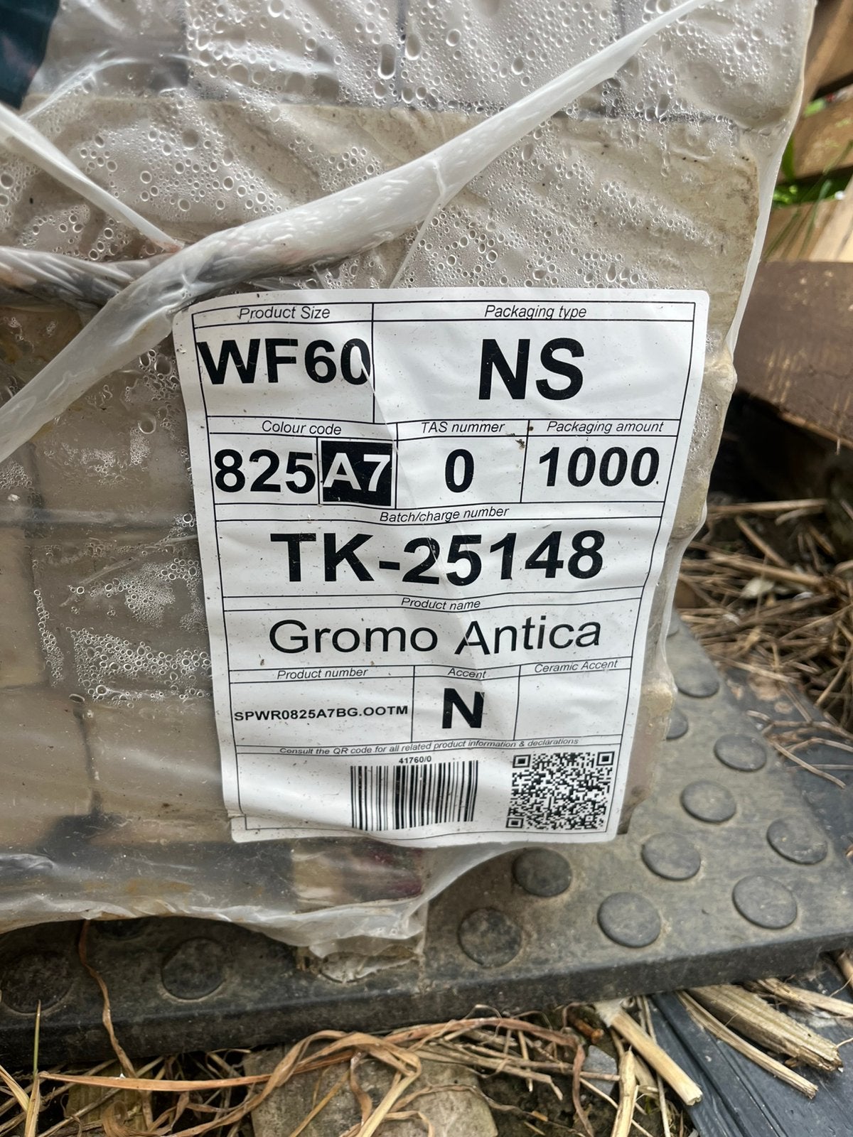 Gromo antica 200x5x5 4,5 m2 vandersanden kleiklinkers, Neuf, Enduite, Briques, Moins de 5 m²