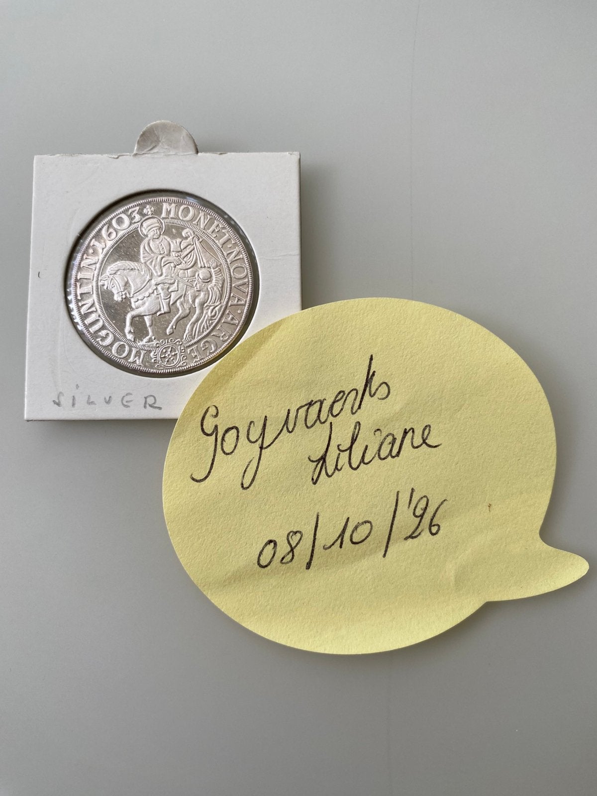 Zilveren herdenkingsmunt, Ophalen of Verzenden, Zilver