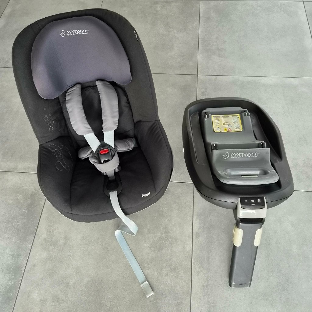 Maxi-cosi Pearl autostoel + familyfix, Ophalen, Gebruikt, 9 t/m 18 kg, Isofix