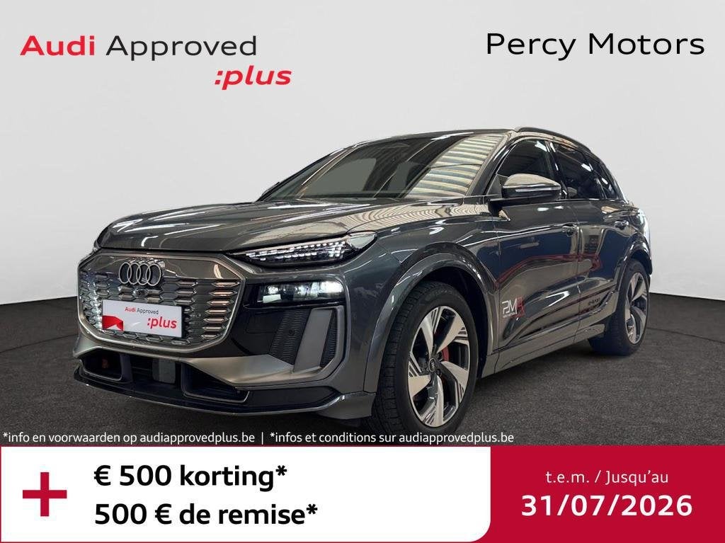 Audi Q6 e-tron Q6 e-Tron 100 kWh 55 Quattro Advanced, Automaat, Elektrisch, SUV of Terreinwagen, Zilver of Grijs