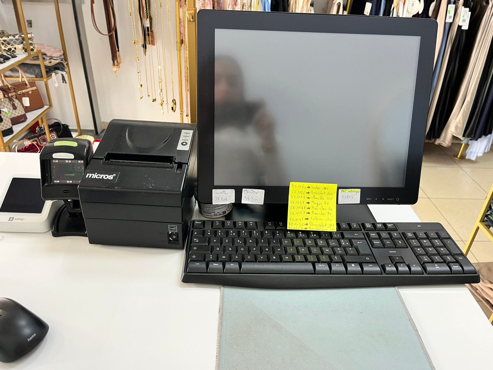 Caisse enregistreuse avec logiciel (flexo), Enlèvement, Utilisé