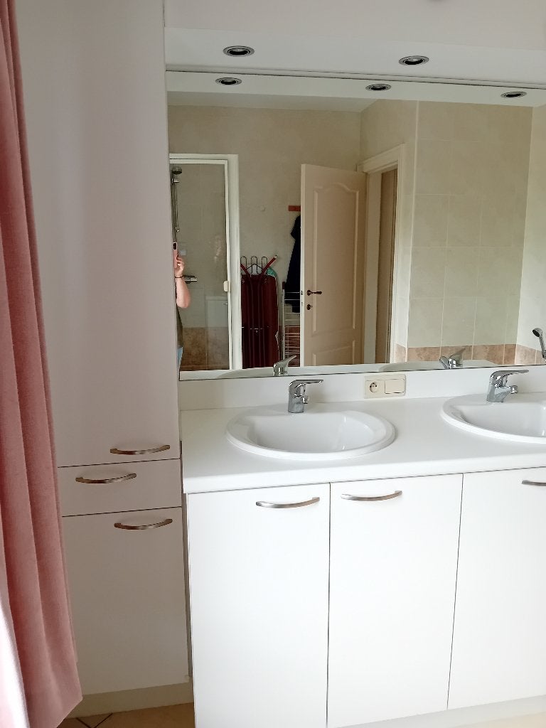 Badkamermeubel, Huis en Inrichting, Badkamer | Badkamermeubels, Ophalen, Gebruikt, Spiegelkast, 200 cm of meer