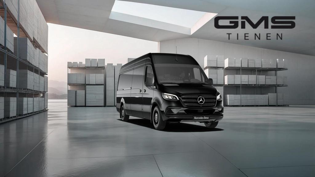 Mercedes-Benz Sprinter 319 CDI GB L3 RWD 3.5T SELECT /53.550, Auto's, Automaat, 4 deurs, Zwart, Zwart