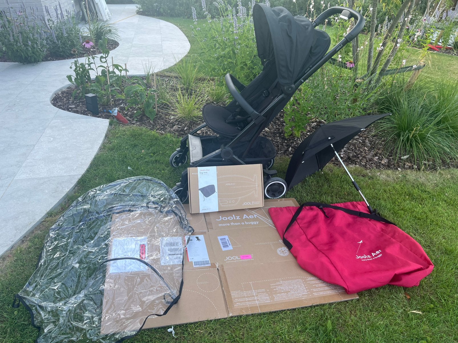 Joolz aer buggy + veel accessoires, Ophalen, Zo goed als nieuw, Regenhoes