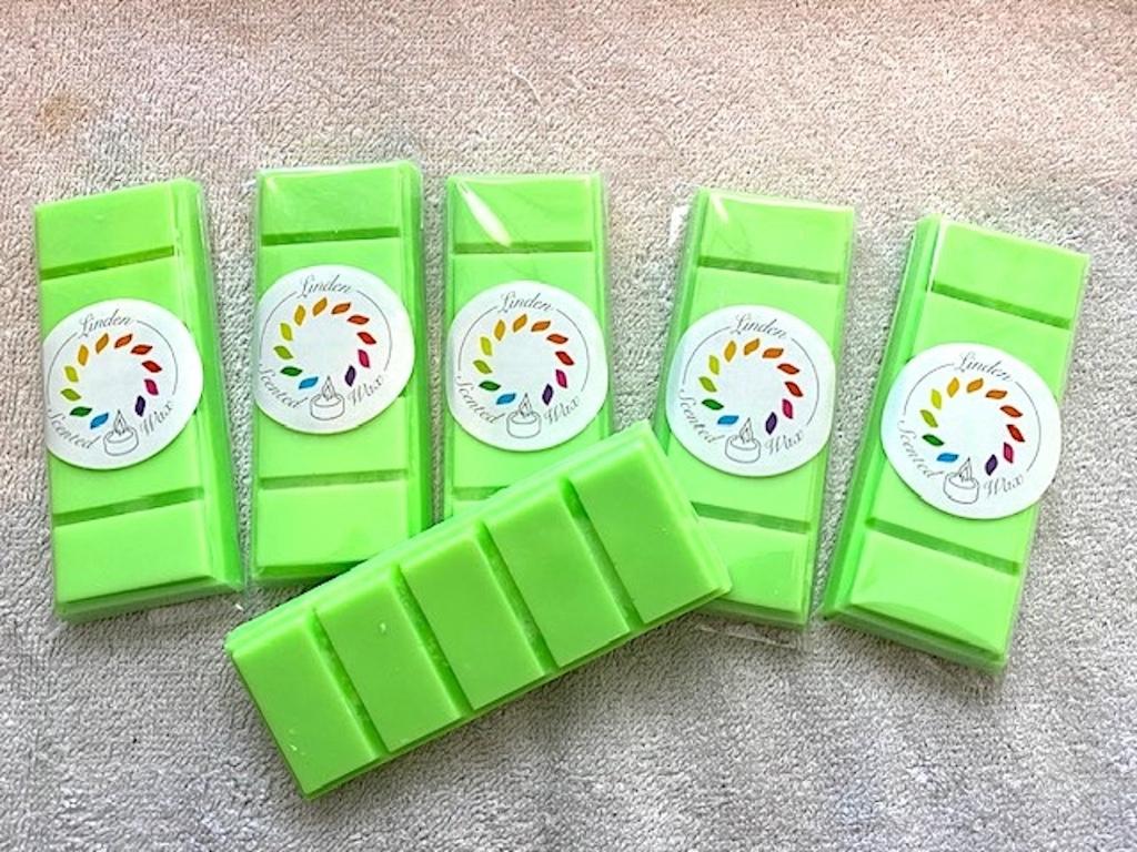 Snapbar waxmelt waxmelts geur GROENE APPEL / GREEN APPLE, Ophalen of Verzenden, Nieuw, Kaars