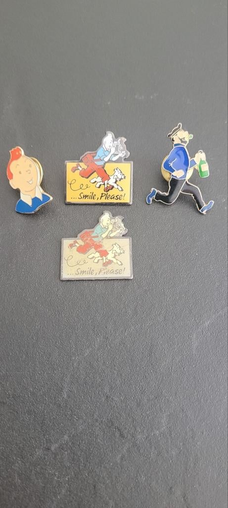 Tintin 4 épingles, Enlèvement ou Envoi, Tintin, Comme neuf, Autres types