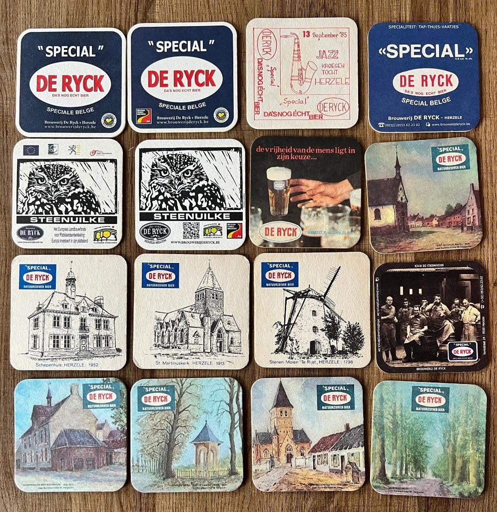 Bierviltjes - Special DE RYCK 3, Ophalen of Verzenden, Gebruikt, Viltje(s), Overige merken