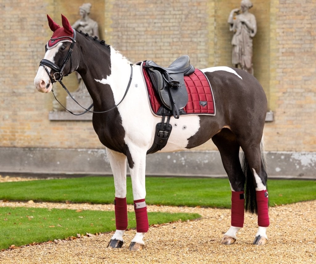 LeMieux Loire Ember dressuur dekje Full SALE!, Full (L), Dressuurdekje, Rood, Ophalen of Verzenden