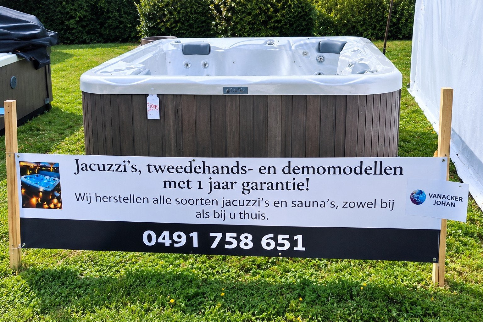 jacuzzi gratis geleverd geplaatst en 1jaar garantie, Enlèvement ou Envoi