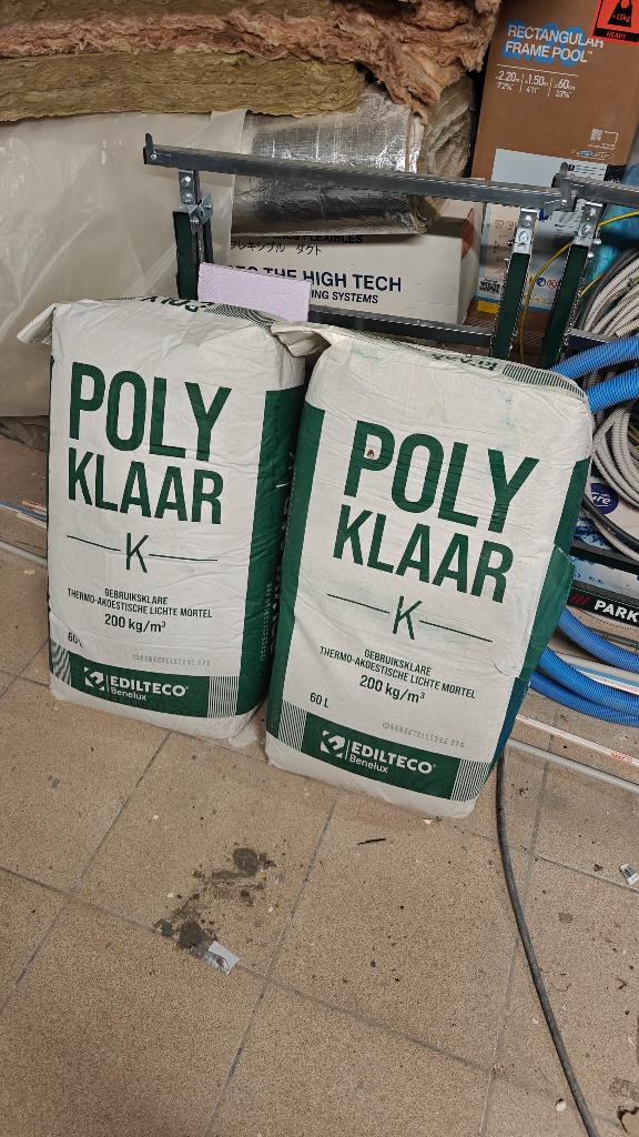 isolatiechape polyklaar, Doe-het-zelf en Bouw, Ophalen, Overige materialen, 12 cm of meer, Nieuw