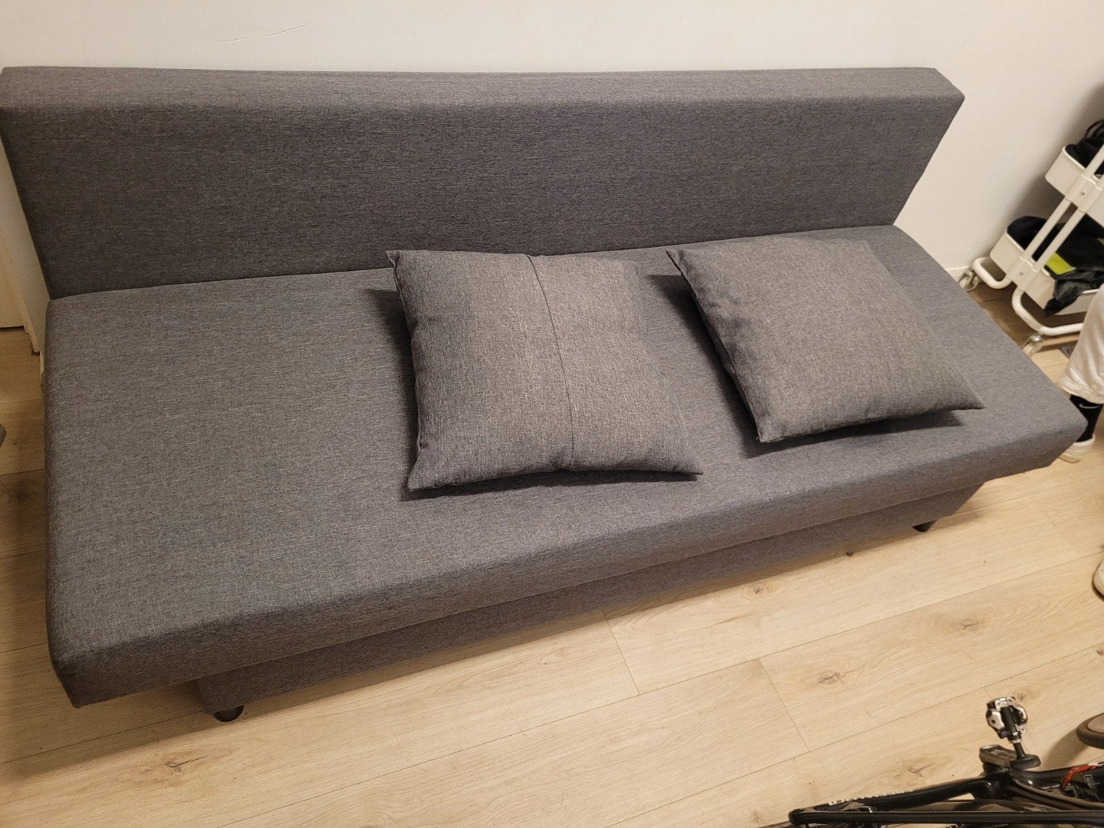 ÄLVDALEN Zetelbed IKEA, Huis en Inrichting, Ophalen, Zo goed als nieuw, Tweepersoons, Grijs