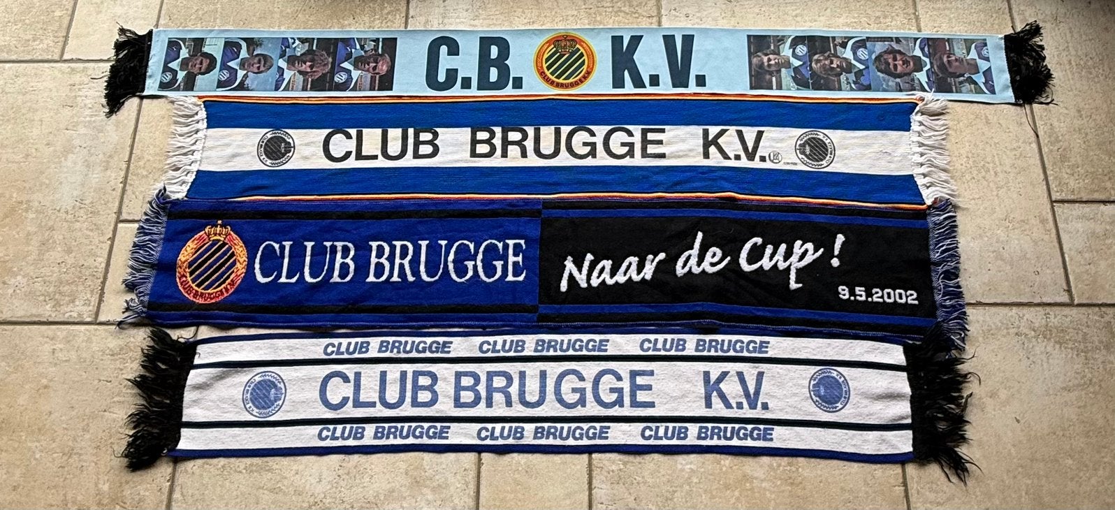 Lot Wedstrijdsjaals Club Brugge, Ophalen of Verzenden, Zo goed als nieuw