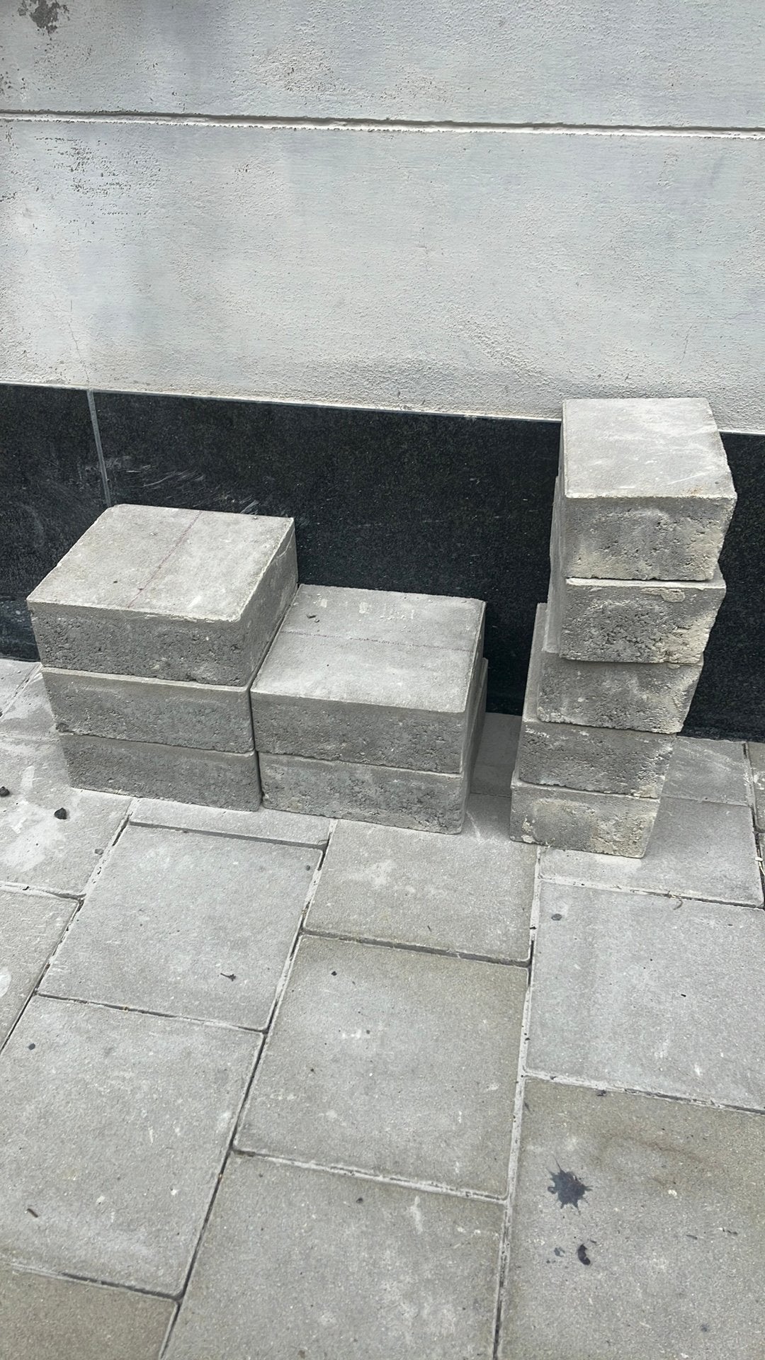 Straat tegels 22 op 22, Tuin en Terras, Tegels en Klinkers, Ophalen, Zo goed als nieuw