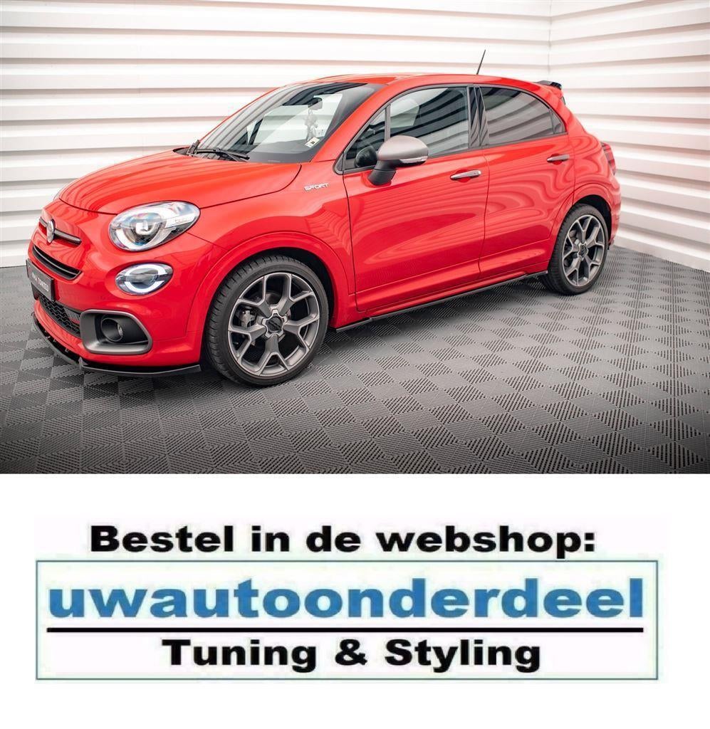 Maxton Design Spoiler Splitter Lip Fiat 500X Sport, Envoi