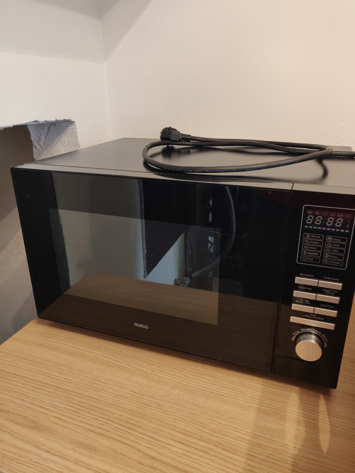 Quigg microgolfoven, Elektronische apparatuur, Microgolfovens, Ophalen, Gebruikt, Vrijstaand, Microgolfoven