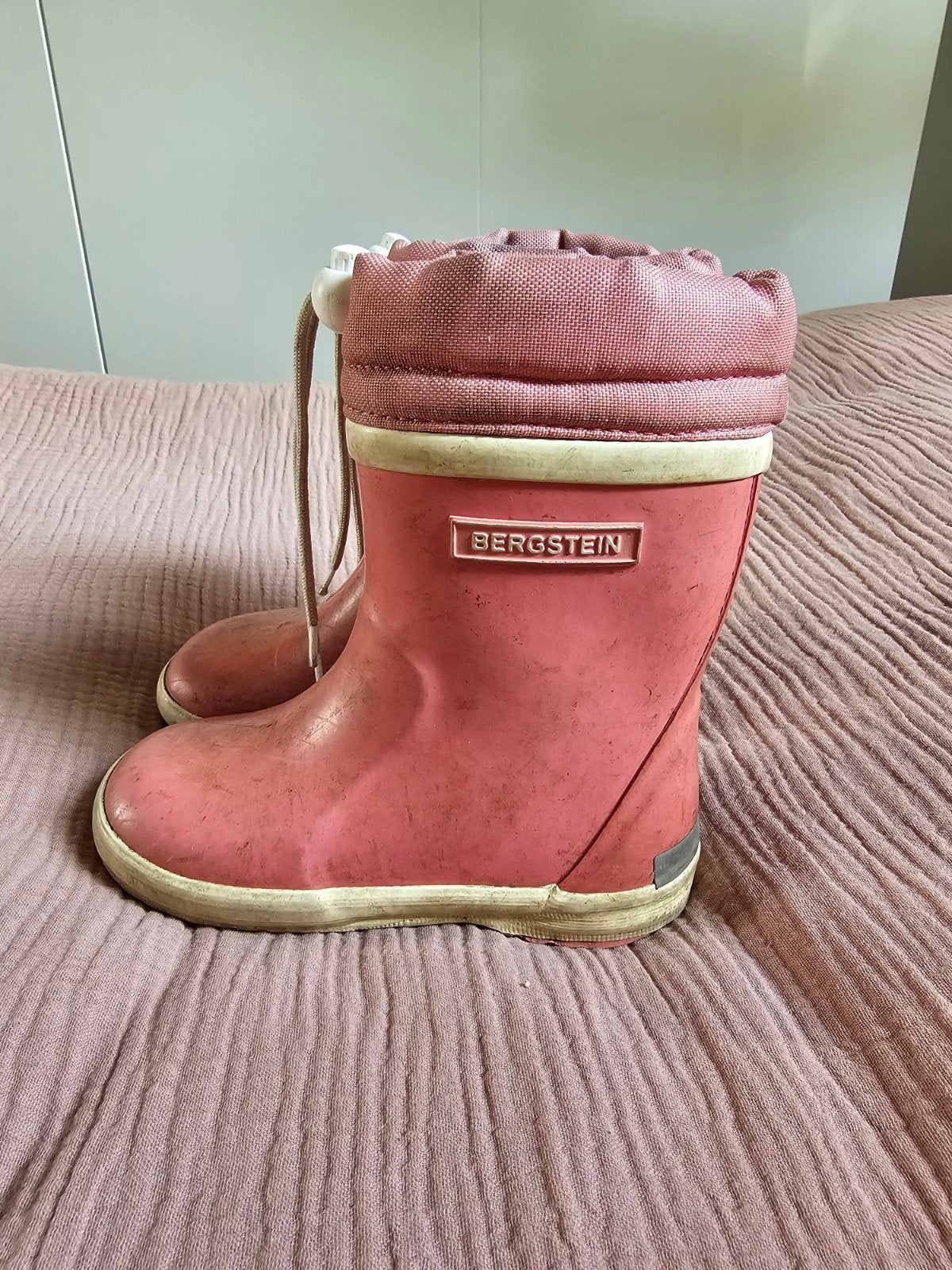 Bottes de pluie Bergstein roses taille 26, Enlèvement ou Envoi, Bottes