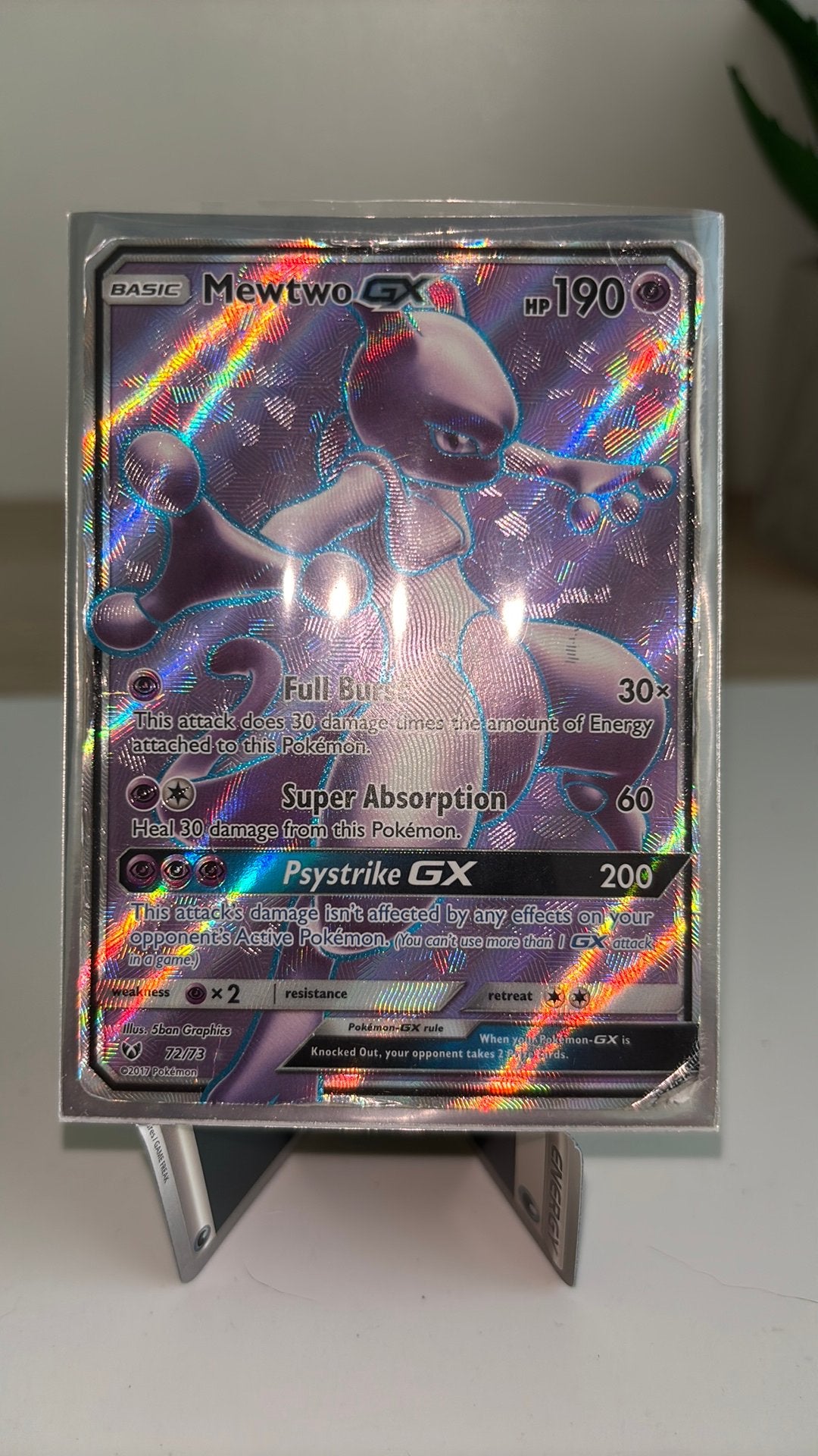 Mewtwo GX, Ophalen, Gebruikt, Losse kaart, Foil