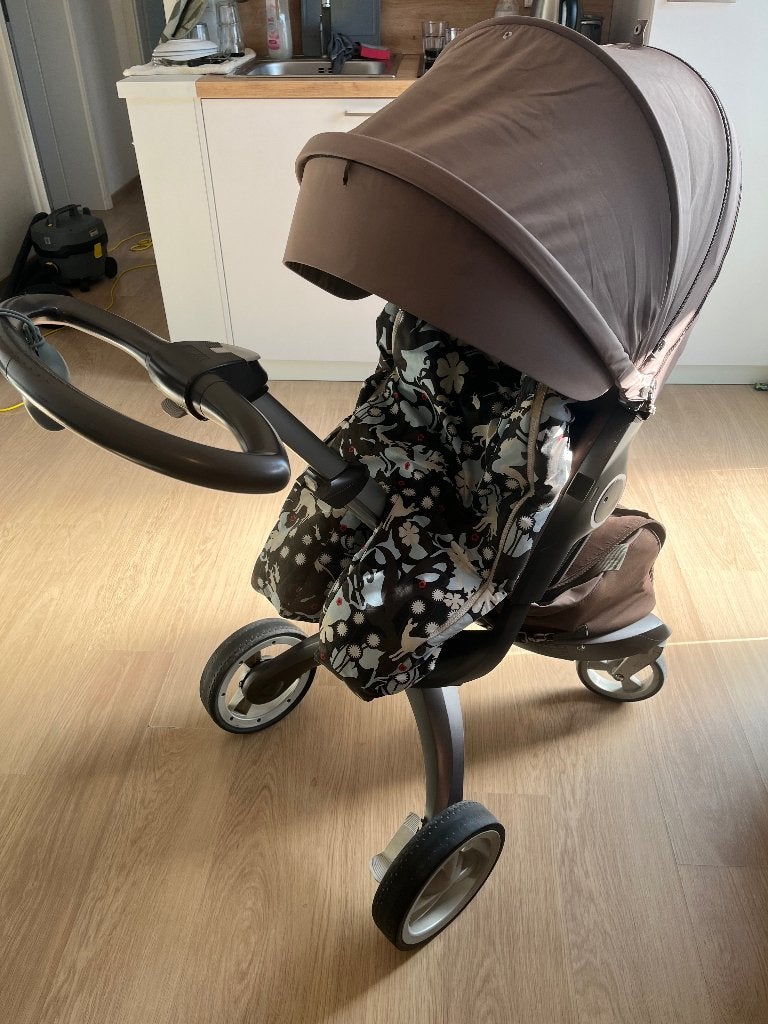 Kinderwagen Stokke, Kinderen en Baby's, Ophalen of Verzenden, Kinderwagen, Met autostoeltje