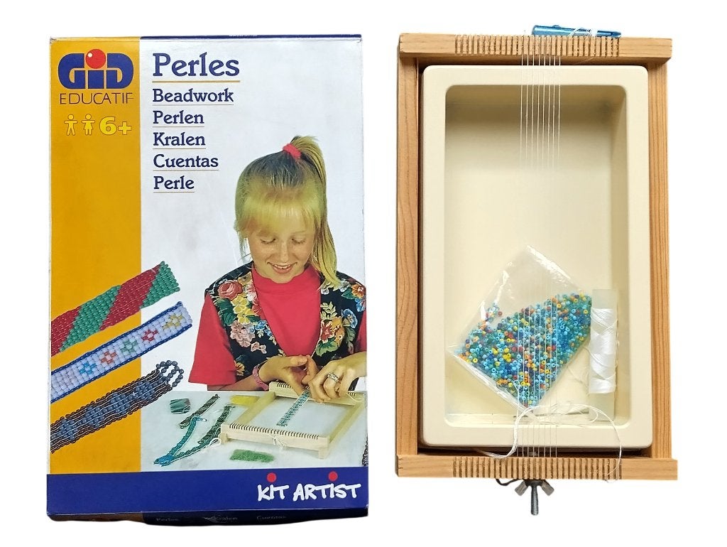 Métier à tisser les perles vintage année 90, Antiquités & Art, Enlèvement