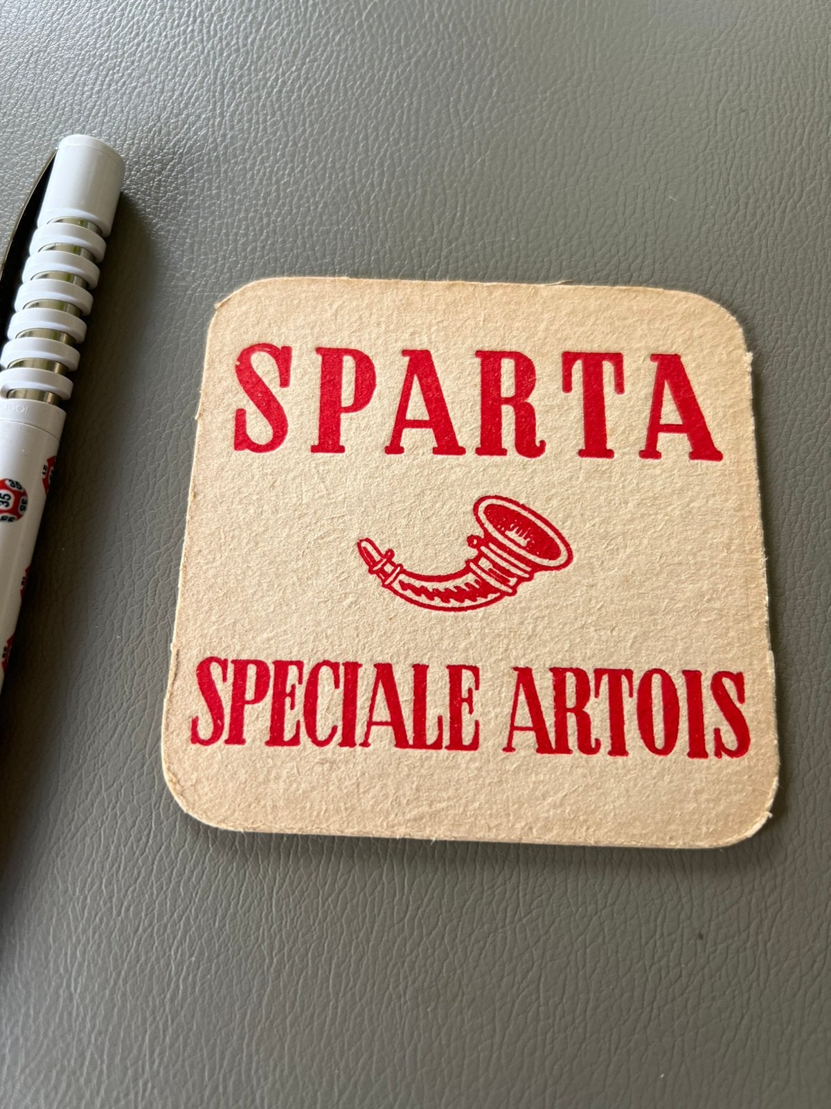 Carte de bières Stella Artois Old Sparta, Enlèvement ou Envoi, Comme neuf, Sous-bock, Stella Artois