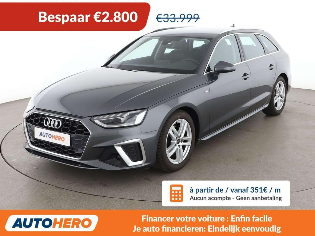 Audi A4 35 TFSI Mild-Hybrid S line (automatique), Cuir, Argent ou Gris, Achat, A4