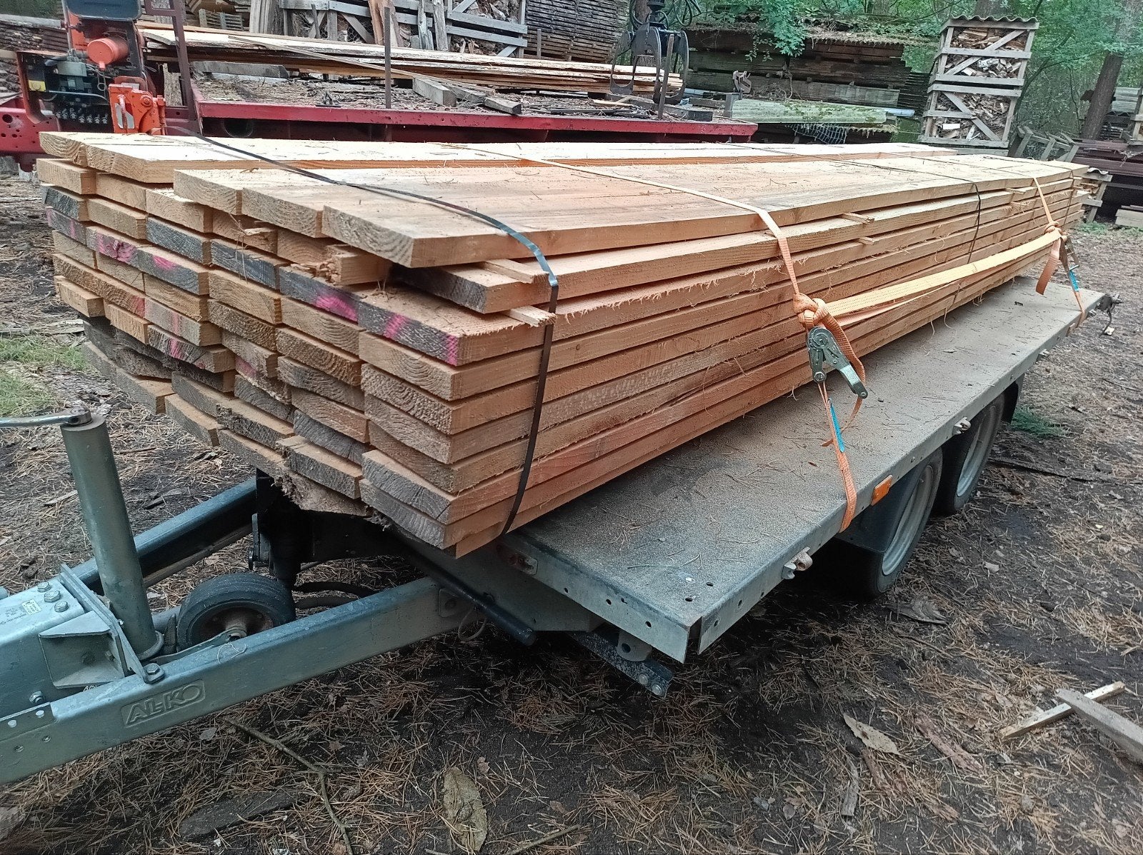 douglas spanten 175x35 geimpregneerd, Ophalen