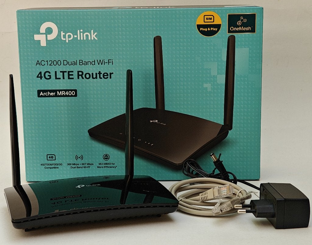TP-LINK 4G LTE Router, Computers en Software, Routers en Modems, Ophalen of Verzenden, Zo goed als nieuw, Router, Tp link