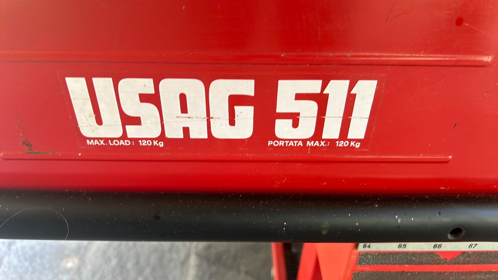 Chariot de mécanicien de garage professionnel USAG 511, Enlèvement, Utilisé