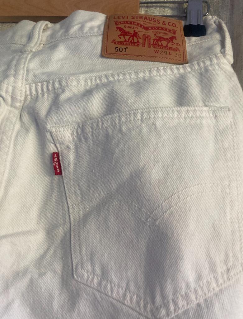 Levi’s 501 broek wit, Vêtements | Hommes, Envoi, Neuf, Blanc