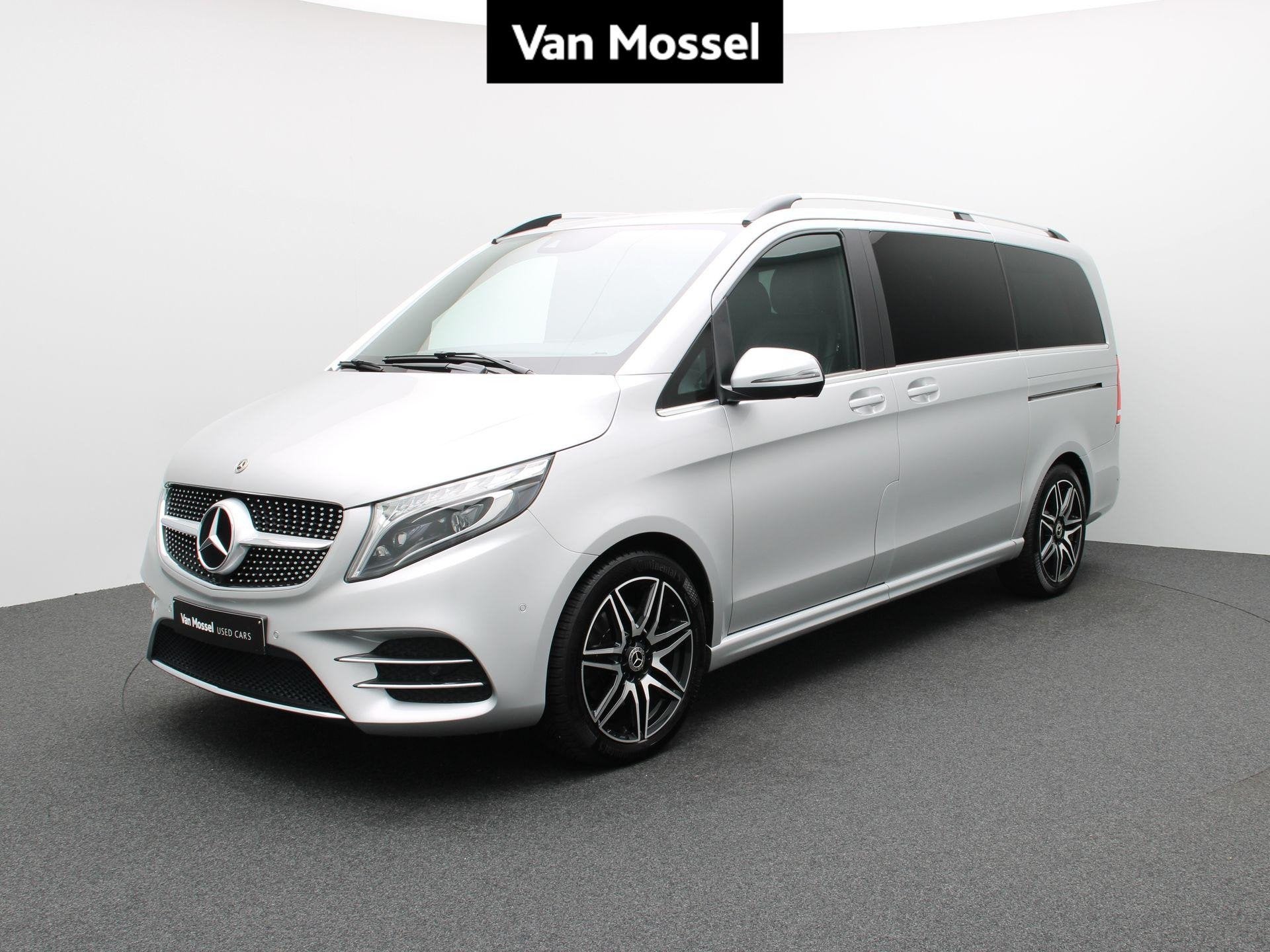 Mercedes-Benz V-Klasse 250d L2 AMG LINE + DUBBEL CAB + LEDER, Autos, Argent ou Gris, Euro 6, Entreprise, 2000 kg