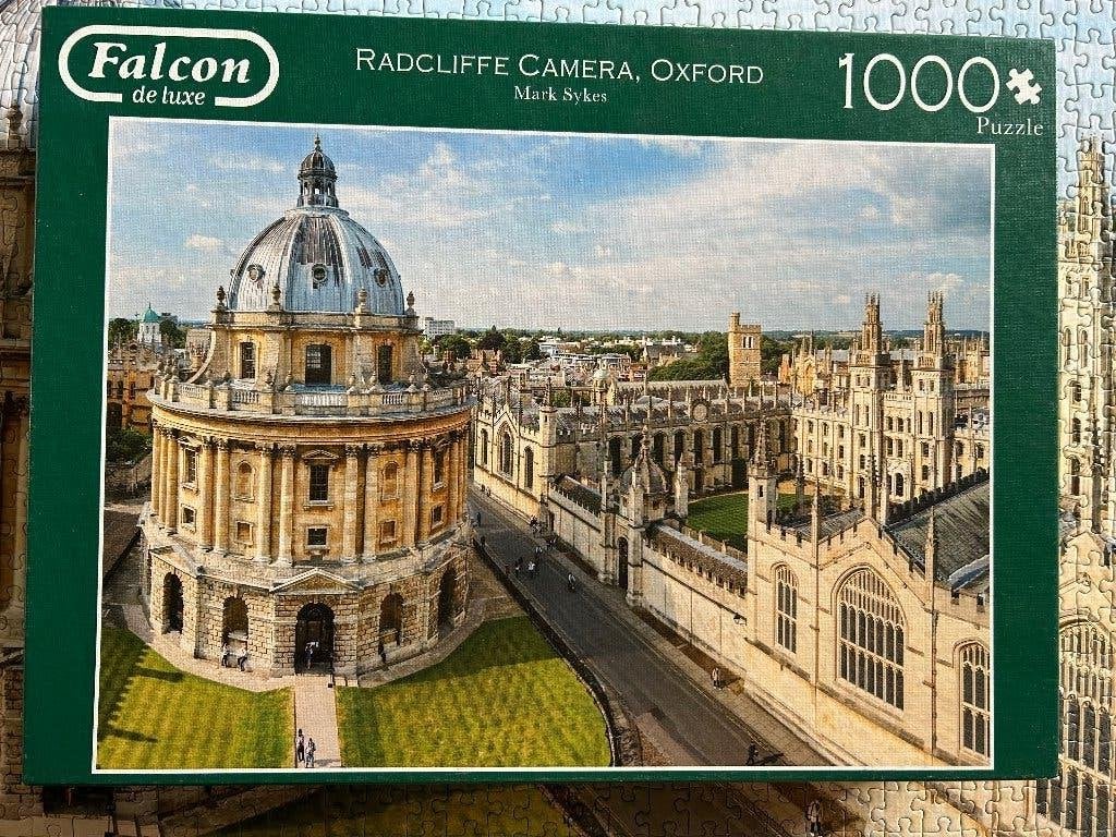 Puzzel Falcon 1000 pc, Ophalen of Verzenden, 500 t/m 1500 stukjes, Gebruikt, Legpuzzel