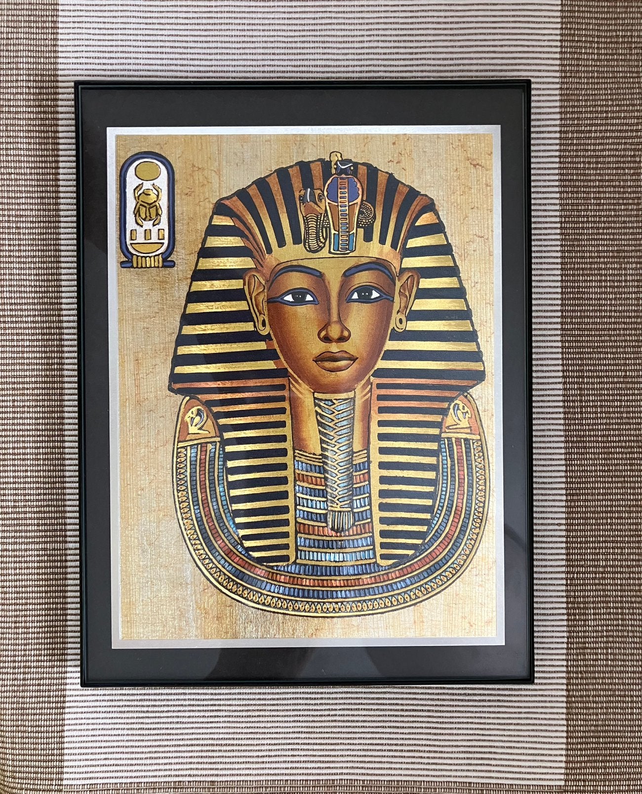 Dufex Art - Egyptische farao Toetanchamon - vintage 1970, Antiek en Kunst, Figuren, Ophalen of Verzenden, Overige technieken, Kunststof