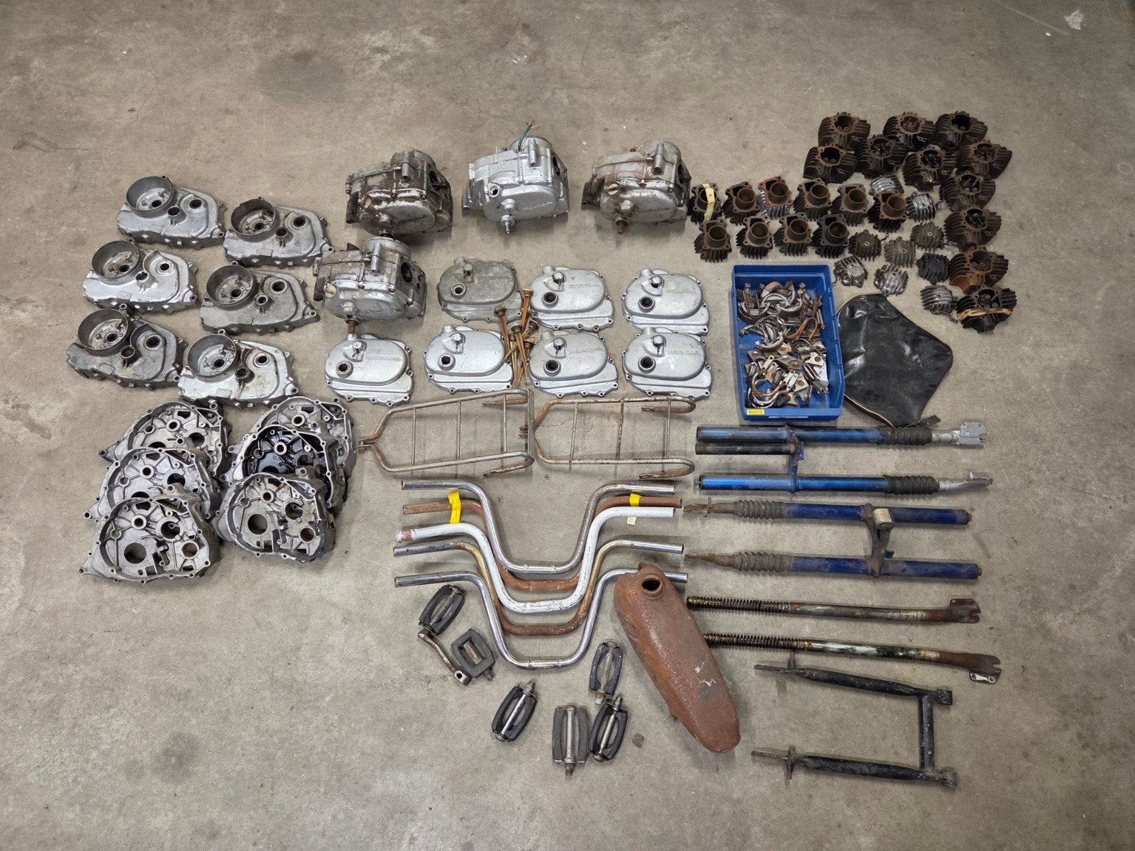Lot Honda Amigo / Novio onderdelen, Fietsen en Brommers, Brommeronderdelen | Oldtimers, Ophalen, Gebruikt, Overige typen, Overige merken