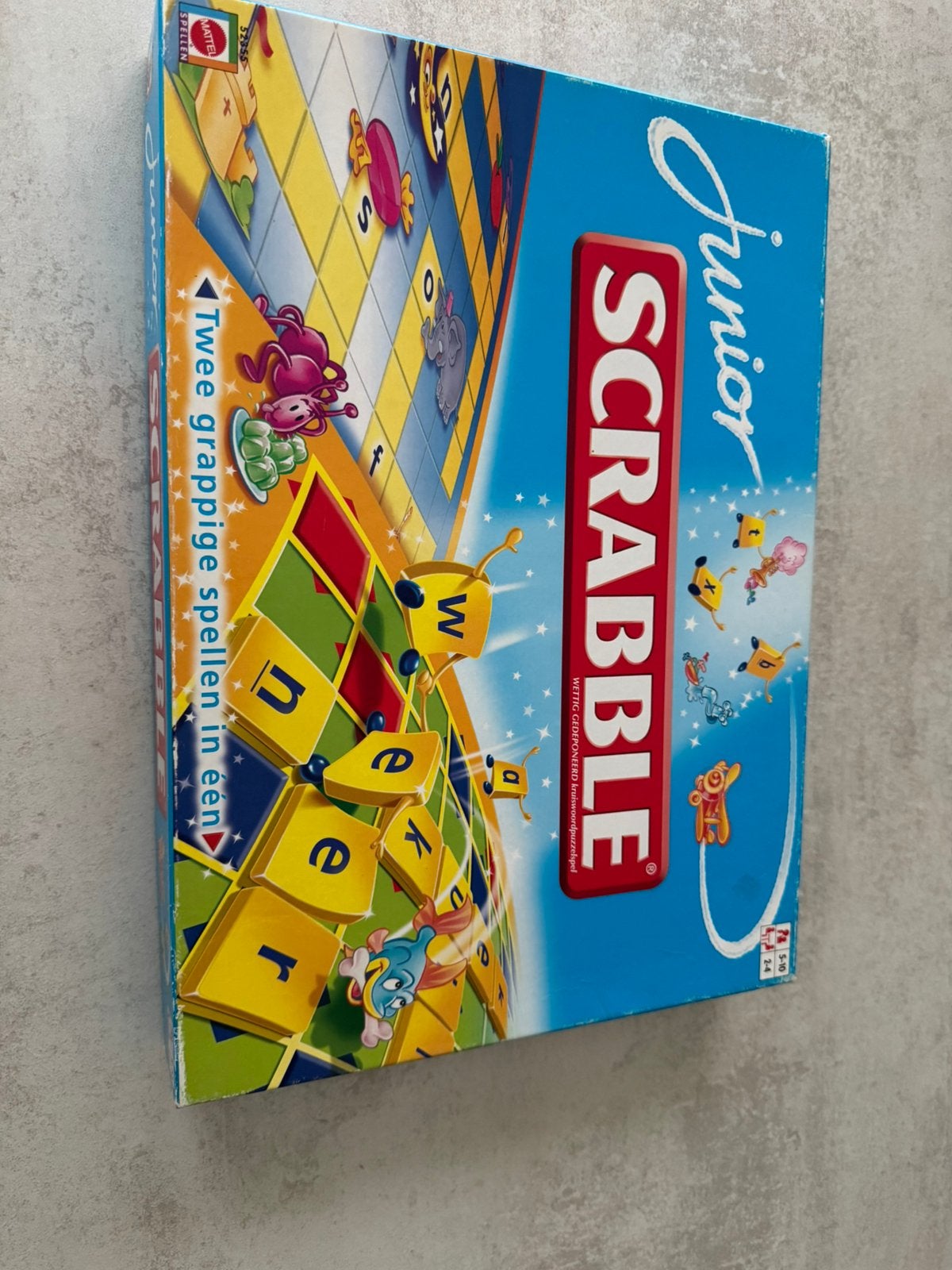 Junior scrabble, Ophalen, Zo goed als nieuw