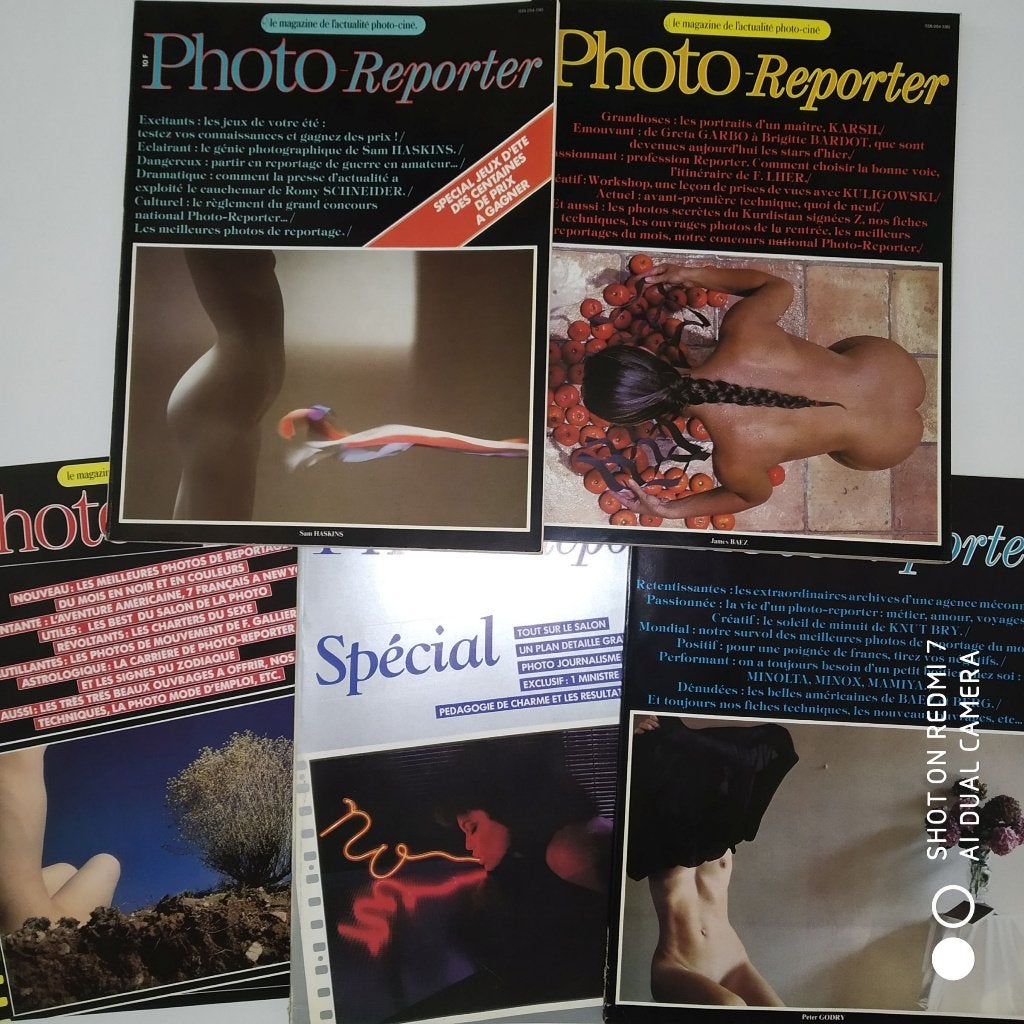 PHOTO-REPORTER 1981 lot de 5., Livres, Enlèvement ou Envoi, Utilisé, Sports et Loisirs