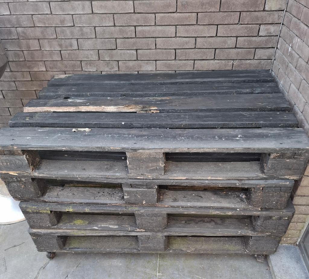 Euro pallets, Doe-het-zelf en Bouw, Ophalen, Gebruikt, Pallet
