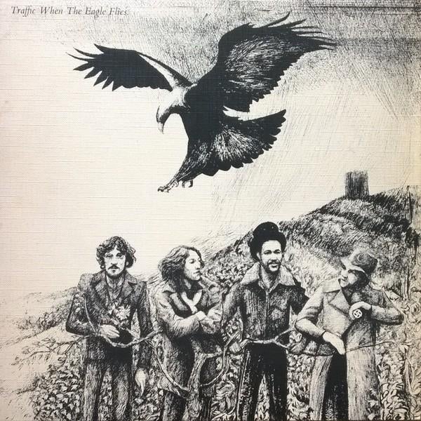 TRAFFIC When the eagle flies 1974, Pochette photo, Enlèvement ou Envoi, Comme neuf, 12 pouces