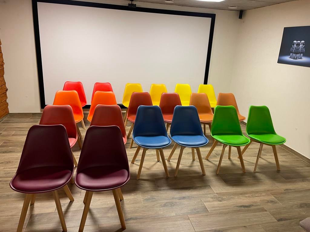 20 per 2 dezelfde gekleurde stoelen, Huis en Inrichting, Overige kleuren, Nieuw, Modern, Vijf, Zes of meer stoelen