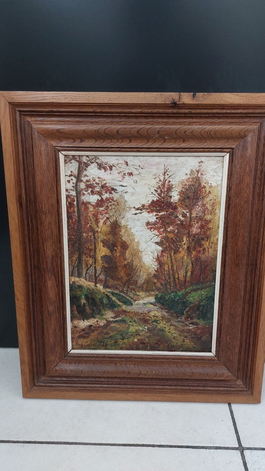 schilderij, Ophalen